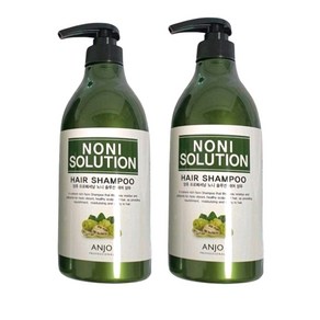 [2개] Noni solution 앙쥬 프로페셔널 노니 솔루션 헤어 샴푸 750ml 오늘출발, 2개