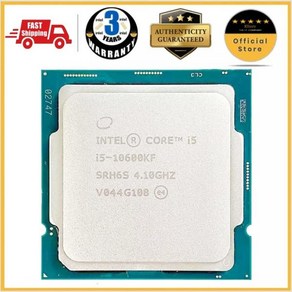 코어 I5 10600KF 4.1GHz 6 12 스레드 CPU 프로세서 LGA 팬 없음 DDR4 마더보드, 01 CPU