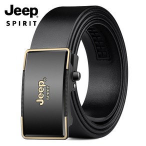 JEEPSPIRIT 남성용 가죽 자동 버클 벨트 OM18CD996BT0475 + 정품벨트상자 + 정품 지프스피릿 양말 출시기념서비스