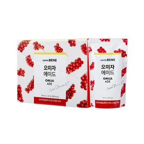 카페베네 오미자 에이드, 190ml, 50개