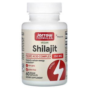 Jaow mulas 자로우 포뮬러스 실라짓 실라지트 풀빅산 Shilajit컴플렉스 250mg 60캡슐, 1개, 60정