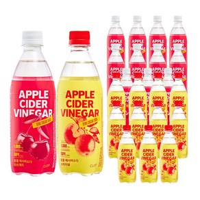 클룹 애사비소다 오리지널+타트체리, 24개, 500ml
