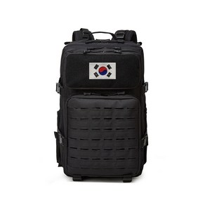 GP신형 전술가방 45L 대용량백팩 밀리터리 군인 군용 군대 전술 공군 로카가방 등산가방, 블랙