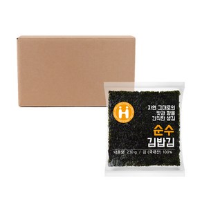 해농 생김 순수 김밥김 100매, 220g(100매), 20개