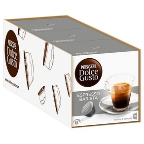 네스카페 돌체구스토 에스프레소 바리스타 16캡슐 (3팩) Nescafe Dolce Gusto Espesso Baista, 16개입, 3개