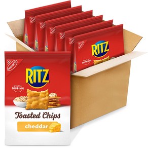 미국 리츠 토스티드 칩 체다치즈맛 6개x229g Ritz Toasted Chips Chedda 8.1oz (Pack of 6), 6개, 229g