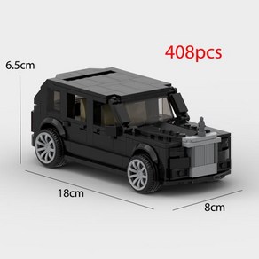 MOC SUV 스피드 챔피언 시티 카 레이서 클래식 오프로드 빌딩 블록 브릭 레이싱 슈퍼 테크닉 크리에이티, 09 Cullinan, 한개옵션1