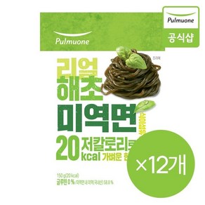 [풀무원] 리얼해초미역면 (150g)X 12개, 리얼해초미역면X12개, 150g