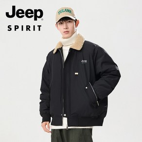 JEEP SPIRIT 남성 항공 패딩 점퍼 남자 겨울 블루종 야구 잠바 JPHJ12AM6288