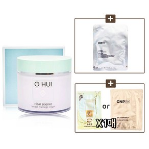 오휘 클리어 사이언스 텐더 마사지 크림 230ml 기획세트 (CNP 카밍 마스크 + 더후 공진향 폼 o CNP 수프리머시 폼 2ml 1매 증정), 1개