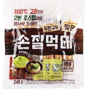 두번구워 찢은 손질 먹태, 2개, 240g