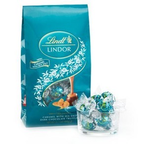 Lindt Lindo 린트 린도르 카라멜 씨솔트 다크 초콜릿 트러플 5.1oz(144g), 1개, 144g