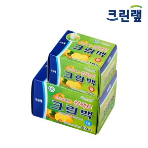 크린랩 컴팩트 크린백 25cm x 35cm 100매 + 30cm x 45cm 100매, 1개