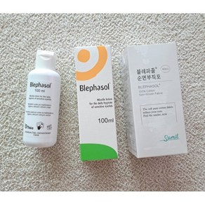 삼일제약 블레파졸 100ml + 순면부직포 80매, 1세트