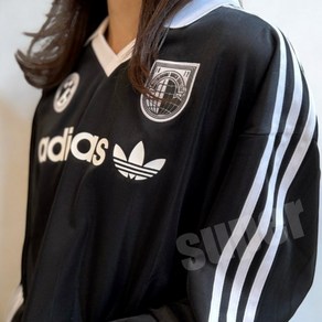 아디다스 우먼 풋볼 LONGSLEEVE SOCCER BLACK + 파우치