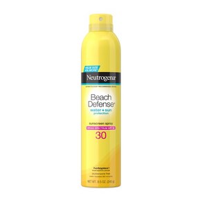 뉴트로지나 비치 디펜스 스프레이 바디 선스크린 SPF 30 8.5온스, 8.5 OZ. (240 g), 1개