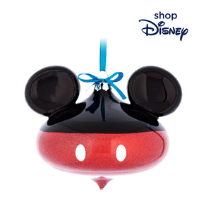 [Disney Stoe] 2024 디즈니 스토어 미키 마우스 유리 방울 오너먼트 Mickey Mouse Glass Bauble Onament