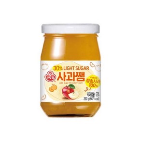 오뚜기 Light suga 사과쨈, 290g, 1개