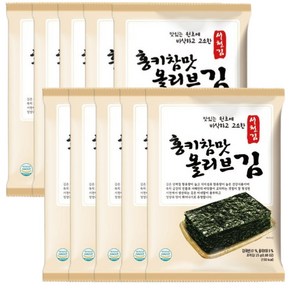 홍키참맛 올리브김 전장김, 25g, 10개