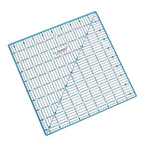 행복한다이세상 창고대방출 퀼트자 재단자 모음, 2-05. 투명 (9.5 x 9.5 Inch), 1개