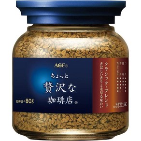 AGF (A 일본직구 클래식 블렌드 보틀 2.8oz (80g) x 3병 인스턴트 커피, 1개, 80g, 1개입