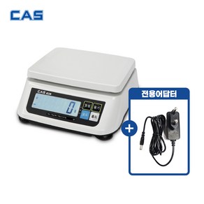 카스 주방 전자저울 SWII-3CS (3kg/1g) + 6V(+) 어답터, 1개