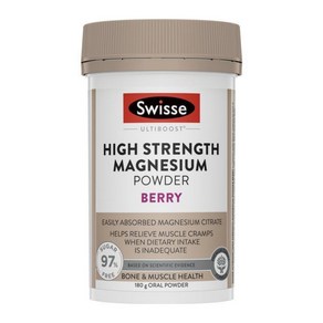 Swisse 스위스 고강도 마그네슘 파우더 베리맛 180g High Stength Magnesium Powde Bey, 1개