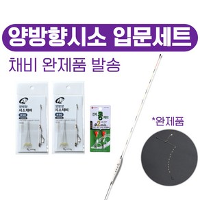 민물 붕어낚시 양방향 시소채비 R50 찌 케미 세트, 1개