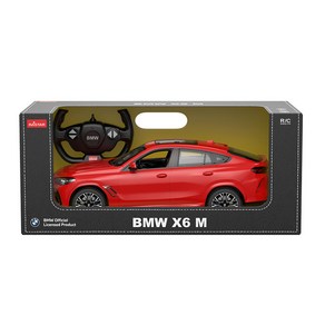 1 14 Rasta bmw호환 3 0 CSL RC 자동차 USB 600mAh 배터리 2 4G 문짝 모델 LED 조명 학생 성인용 선물, BMW X6 M, 1개