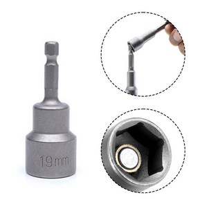 숏 비트 소켓 19mm 육각복스 복스알 임팩 드릴 6.35mm