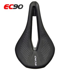 EC90 자전거 좌석 안장 MTB 도로 자전거 안장 산악 자전거 경주 안장 PU 통기성 소프트 좌석 쿠션 블랙