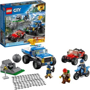 레고테크닉 레고스타워즈 레고프렌즈 파워정품 LEGO City Dit Road Pusuit 60172 Building Kit (297 Pieces) (Discontinued by, 1개