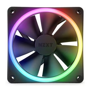[NZXT] F120 RGB DUO Matte Black (1PACK) [시스템쿨러/120mm], 1개