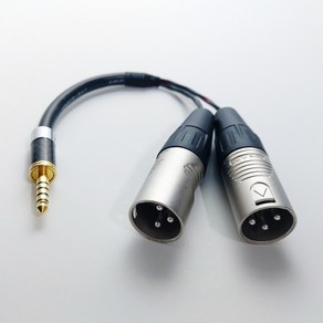 카나레 수제작 4.4mm to XLR 수 Y 케이블 4.4 - XLR 수 앰프 DAC (길이 선택), 2m