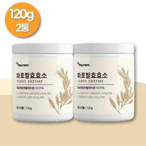 파로 발효효소 120g x 2통 소화안될때 곡물효소, 2개