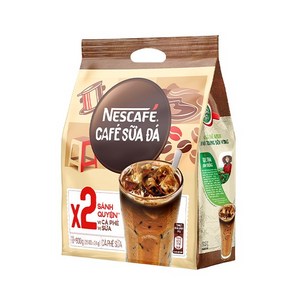 베트남 NESCAFE cafe SUA DA 네스카페 쓰어다 연유커피 600g, 24g, 25개입, 2개