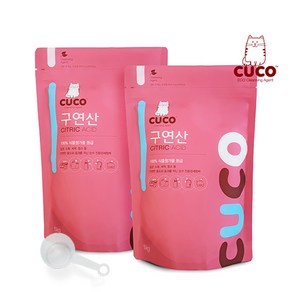 한내음 CUCO 구연산 1kg 베이직, 2개