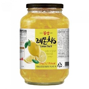 기타 [꽃샘식품]레몬차S2kg, 2kg, 1개