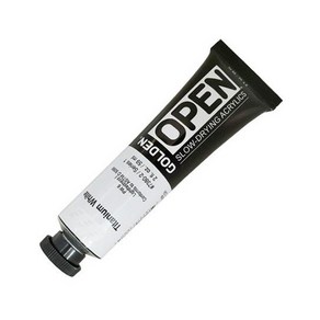 골덴 OPEN 아크릴물감 60ml 낱색 시리즈 1 S1 7010 BoneBlack, 1세트