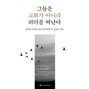 그들은 교회가 아니라 리더를 떠난다:영적인 위기를 만난 리더에게 꼭 필요한 것들