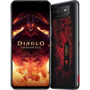 ASUS ROG Phone 6 Diablo Immotal Edition 휴대폰, 16GB RAM, 512GB, 디아블로 이모탈 에디션