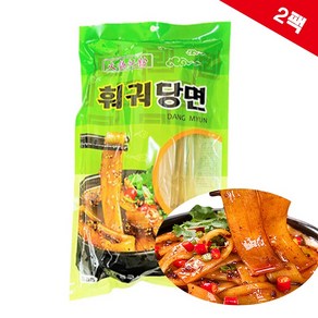 대화 훠궈 당면 중국 납작 감자 당면 샤브샤브 마라탕 재료 사리, 300g, 2개