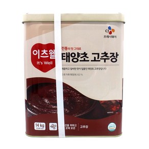 이츠웰 태양초 고추장, 14kg, 1개