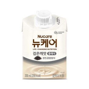 대상웰라이프 뉴케어 당플랜 검은깨맛 200ml×60팩 당뇨영양식, 30개, 200ml