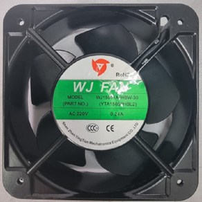 솔팬 ﻿WJ15051A2HBW-30 AC220V FAN AC팬 150mm 사이즈 / WJ팬 / 150MM X 51MM 사이즈 / 3000RPM / MADE IN CHINA, WJ15051A2HBW-30  AC220V FAN, 1개