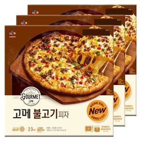 CJ제일제당 [CJ제일제당] 고메 클래식 불고기 피자 405g x 3개