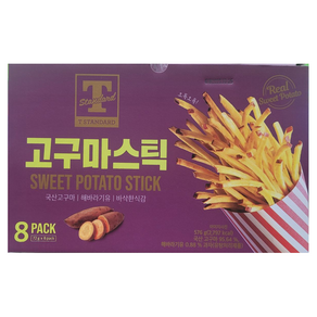 국산 고구마 바삭한 식감 T STAND 고구마스틱 576g (72g x 8개)