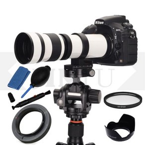 망원렌즈 JINTU 420-800mm F/8.3 MF 망원 줌 키트 Nikon D3000 D3100 D3200 D3300 D3400 D5000 D5100 D5200 D5300 D, 01 Nikon, 01 Nikon