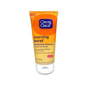 CLEAN & CLEAR Moning Bust 페이셜 스크럽 오일 프리 141.7g(5oz), 1개, 141.7g