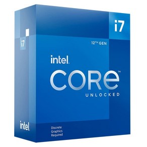 Intel 코어 i7-12700KF 게이밍 데스크탑 프로세서 12 (8P+4E) 코어 최대 5.0GHz 언락 LGA1700 600 시리즈 칩셋 125W